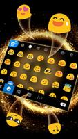 Tema Keyboard Golden Allah screenshot 2