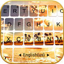 Tema Keyboard Golden Sunset APK