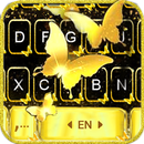 Golden Butterfly Tastatur-Them APK