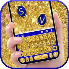 Golden Glitter Theme APK download