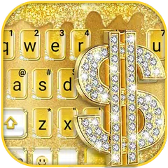 Golden Dollar Drops Keyboard T APK download