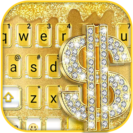 Golden Dollar Drops Keyboard T