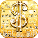 Fond de clavier Golden Dollar  APK