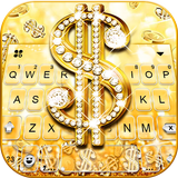 Fond de clavier Golden Dollar  icône