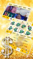 Hình nền bàn phím Golden Dolla ảnh chụp màn hình 3