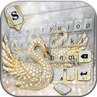 ikon Tema Keyboard Golden Diamond S