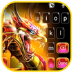 Golden Dragon Keyboard Background