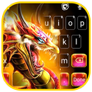Golden Dragon Keyboard Background APK