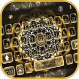 Thème de clavier Golden Mandal icône