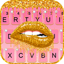 Thème de clavier Golden Sexy L APK