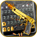 Thème de clavier Golden Shooti APK