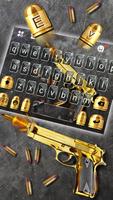 Thème de clavier Golden Shooti capture d'écran 1