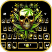 Tema Keyboard Golden Skull Wee