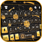 Fundo do Teclado Golden Planets ícone