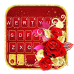 Teclado Golden Red Rose