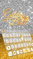 Tema Keyboard Golden Bow screenshot 2