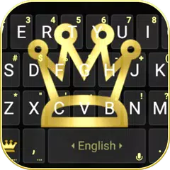 最新版、クールな Golden Crown のテーマキーボー アプリダウンロード