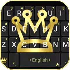 Golden Crown Keyboard Backgrou