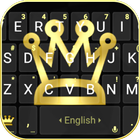 Fond de clavier Golden Crown icône