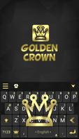 Fond de clavier Golden Crown Affiche