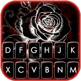 Gothic Bloody Rose 키보드 백그라운드