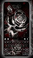 الكيبورد Gothic Bloody Rose الملصق