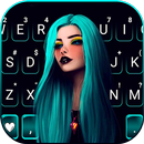 Фон клавиатуры Gothic Neon Gir APK