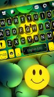 Fundo do Teclado Glow Happy Em imagem de tela 1