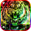 Neon Tiger Keyboard Theme