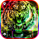 Thème de clavier Glow Tiger APK