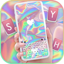 Fundo do Teclado Gloss Heart APK