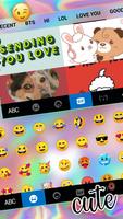 Fundo do Teclado Gloss Heart imagem de tela 3