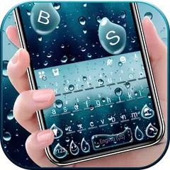 Скачать тема Glass Water Drop APK