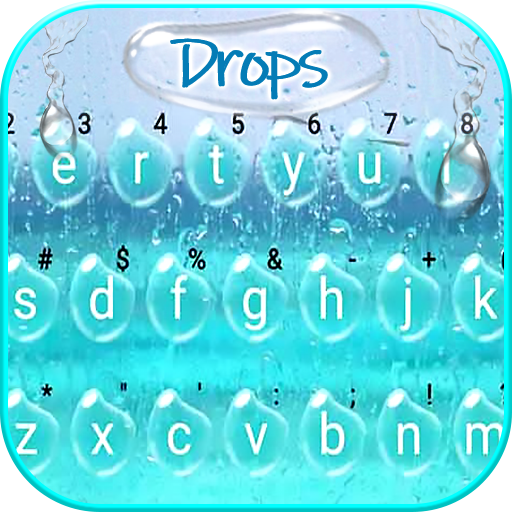 Tema Keyboard Glass Water