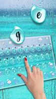 Tema Keyboard Glass Water Cartaz