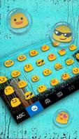 Tema Keyboard Glass Water imagem de tela 2