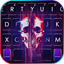Bàn phím Glitch Skull Head APK