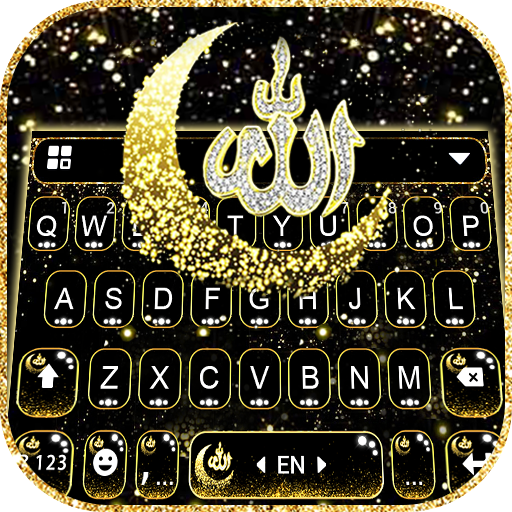 Glitter Allah Tastiera