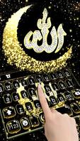 Teclado Glitter Allah Cartaz