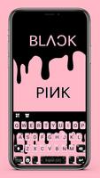 Glitter Black Pink Poster