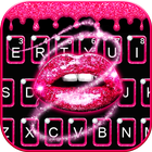 ikon Tema Keyboard Glitter Drop Sex
