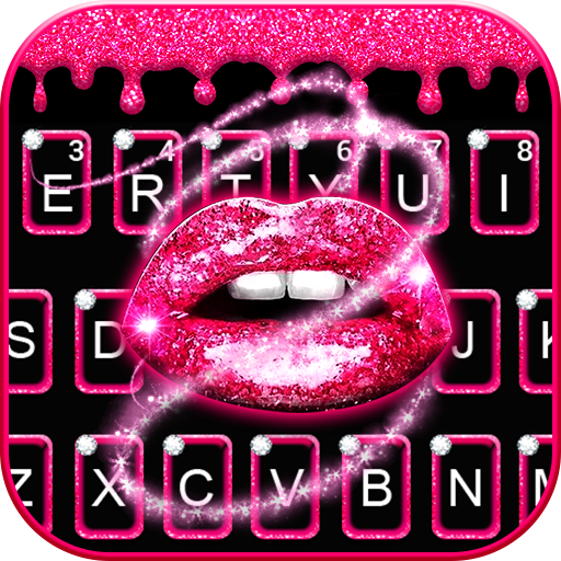 Glitter Drop Sexy Lips Tema de