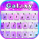 Tema Keyboard Glitter Galaxy S APK