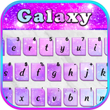 تم صفحه کليد Glitter Galaxy Sk