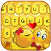 Glitter Gold Love Emojis Klavy
