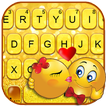 Glitter Gold Love Emojis Tema 