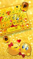 Glitter Gold Love Emojis 截圖 1