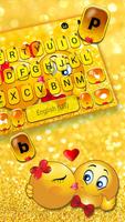 Glitter Gold Love Emojis screenshot 1