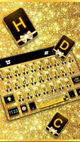 Teclado Glitter Golden Bow Cartaz