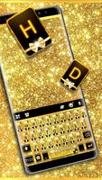 Teclado Glitter Golden Bow imagem de tela 1